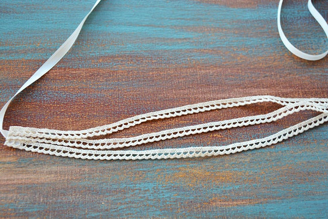 Triple Row Pearl Bridal Headband - Image 2